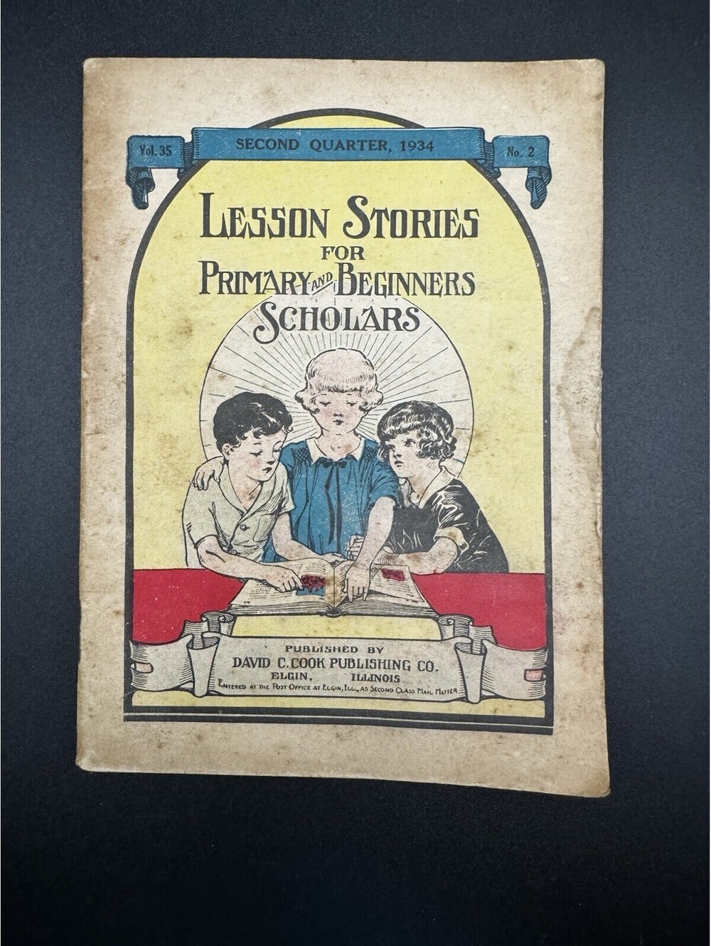 Vintage - 2nd Quarter 1934 Lesson Stories For Primary And Beginners Scholars